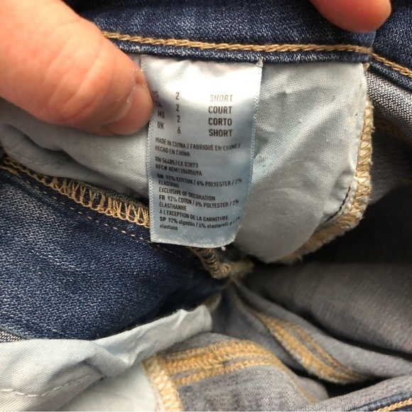 American Eagle Women’s Super Stretch‎ X Distressed Hi Rise Jegging Size 2 Short - Picture 5 of 5
